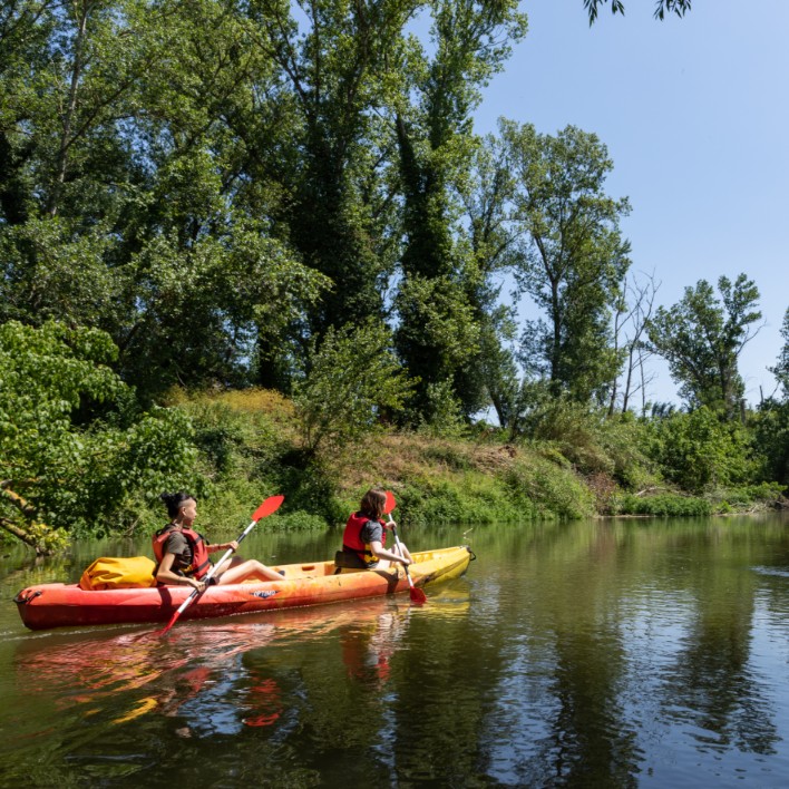 kayak sur le fleuve